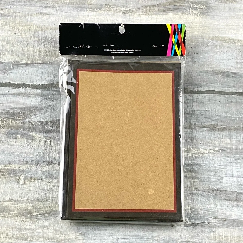 Large Party Invitation Cards With Envelopes 10 Mustache TriFold Blank Inside NWT